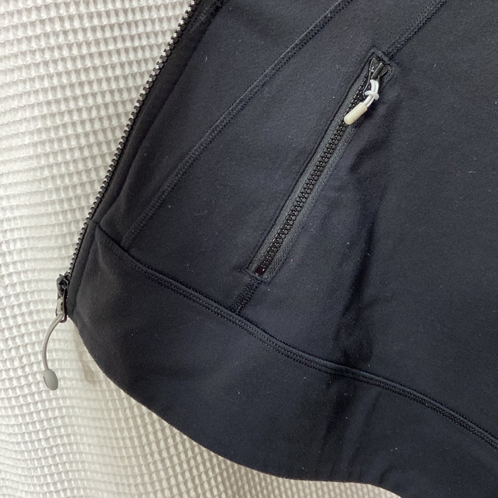 Girl’s ivivva by Lululemon black full zip athletic jacket. Size 14. - Picture 13 of 15